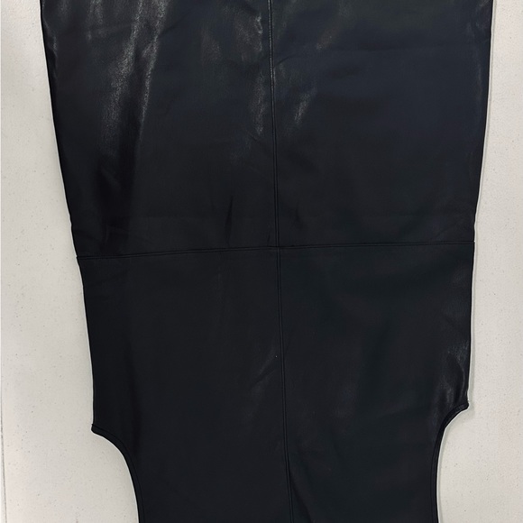 Pleather black dress Zara brand. Size small. - Picture 6 of 10